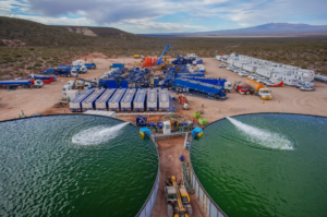 Upstream Oil and Gas Production Water Lagoon